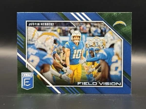 JUSTIN HERBERT - 2023 Donruss Elite Football - FIELD VISION - Green - Picture 1 of 2