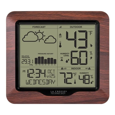 La Crosse Technology 308-1417BL Backlight Wireless Forecast Station with Pres... - Image 1 of 4