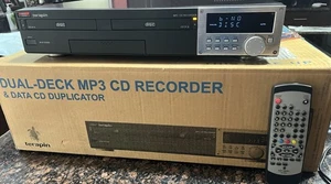 Reproductor de grabadora de CD TeraPin MCR-TX3300 MP3 y duplicador de CD de datos con control remoto y caja - Imagen 1 de 9