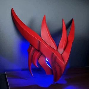 Men Mask Cosplay The Unforgotten Yone League of Legends Eye Mask Halloween Props - Picture 1 of 11