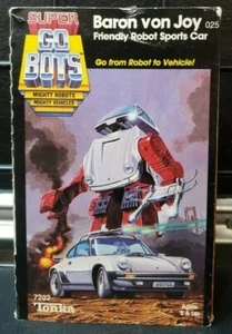 Vintage 1984 Tonka Super Go Bots Baron Von Joy, Friendly Robot Sports car 025 - Picture 1 of 11