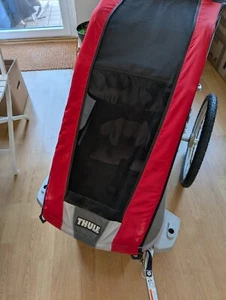 Thule Chariot Cougar 1 - Fahrradanhänger f. Kinder Anhänger - rot - Bild 1 von 24