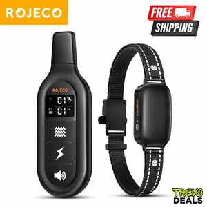 ROJECO Electric Dog Training Collar – Rechargeable Remote Control, Waterproof - Picture 1 of 10