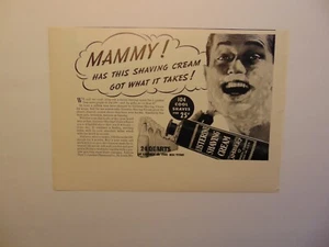 1937 LISTERINE RASIERCREME 24 QUARTS IN A TUBE Vintage Kunstdruck Anzeige - Bild 1 von 1