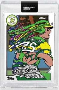 Mark McGwire Topps Project 2020 #358 1987 diseño por ERMSY Oakland A's - Imagen 1 de 1