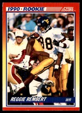 1990 Score Reggie Rembert Rookie West Virginia Mountaineers #297