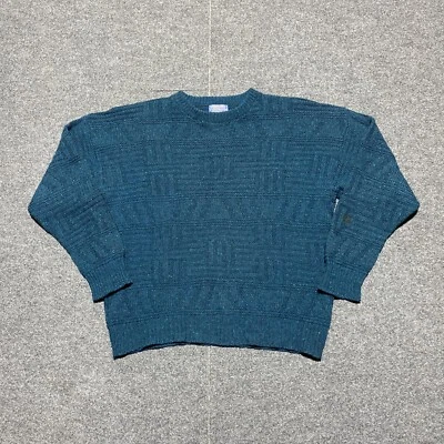Vintage Pendleton Woolen Mills Vintage Green Fleck Knit XL Grandpa Sweater 90s - Image 1 of 4