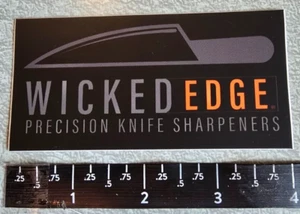 Wicked Edge Precision Knife Sharpeners Knives Vinyl Decal Sticker Shot Show - Picture 1 of 1