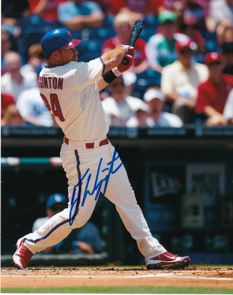 TY WIGGINTON   PHILADELPHIA PHILLIES   ACTION SIGNED 8x10 - Image 1 of 1