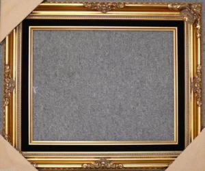 Gold Ornate Black Liner Wedding Studio Portrait Picture Frame B5GB - Picture 1 of 3