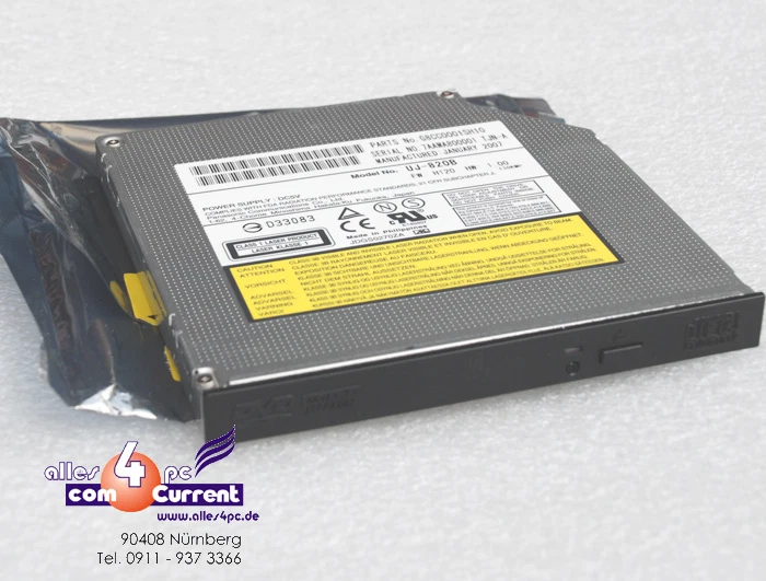 Toshiba DVD Burner Cdrw Dvd-Rw Satellite A10 A15 P000422740 UJ-820B 702 - Image 1 of 1