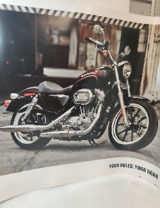 2011 Harley-Davidson Poster in Original Delivery Tube, "Your Road, Your Rules"