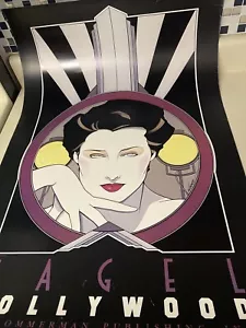 Nagel Hollywood Art Deco Print Poster 1979 36 X 24 - Picture 1 of 9