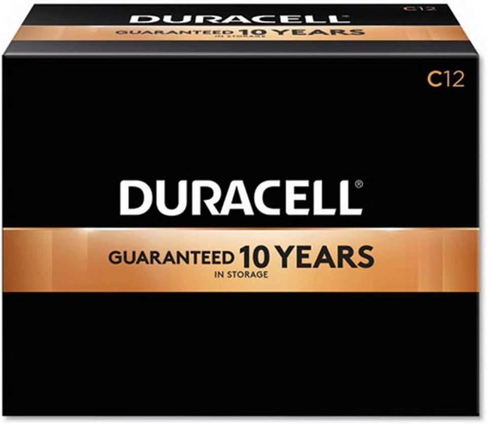 Duracell Coppertop C Battery 1.5V Alkaline Batteries MN140012 (Pack of 12) - Image 1 of 1