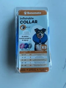 Collar Inflable Protector Bencmate para Perros y Gatos - Talla XS 6" Cuello SELLADO - Imagen 1 de 5
