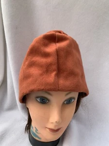 Vintage Mr. David Hut orange unstrukturiert Pillbox Stil - Bild 1 von 13