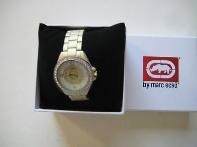 Женские часы Rhino marc ecko E8M120MV Pinwheel серебристые хрустальные перламутровые 75 долл. США - Изображение 1 из 2