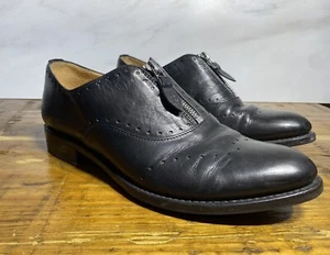 The Office of Angela Scott Oxfords schwarze Schuhe Größe 39 Damen 7 Frau Winnie Reißverschluss - Bild 1 von 16