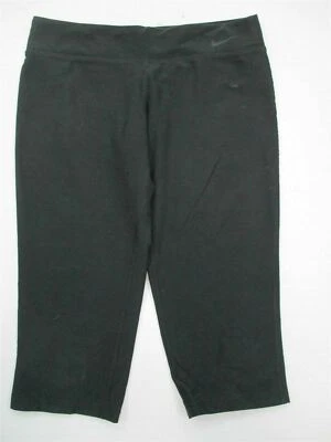 NIKE Girls Youth Size M Athletic Running Dri-Fit Black Yoga Capris - Image 1 of 4