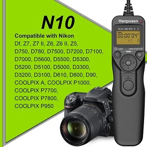 Intervalometro time lapse fotocamera scatto remoto per Nikon Z8 Z9 D6 F90X - Foto 1 di 8