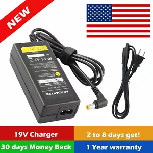 For 19" 20" LG 19V LED LCD Monitor Widescreen HDTV Power Cord Charger Adapter - Picture 1 of 8