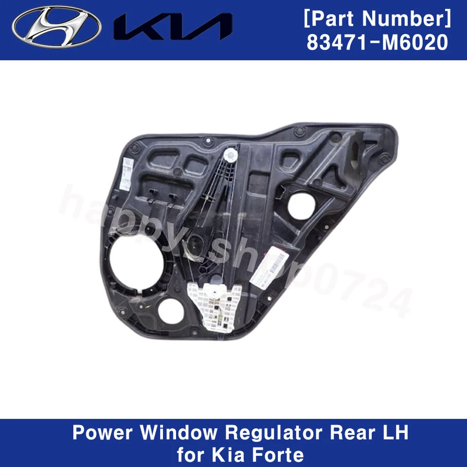 Regulador de ventana eléctrica trasero izquierdo OEM 83471-M6020 para KIA Forte 2019-2022 Foto 1 de 3