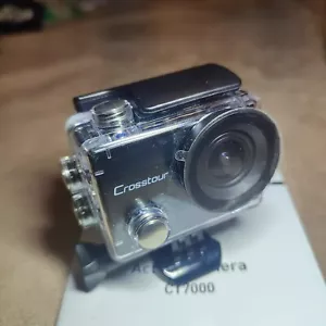 CROSSTOUR CT7000 ACTION VIDEO CAMERA+ACCESSORIES BIKE CAR MOUNT (go Pro) - Picture 1 of 8