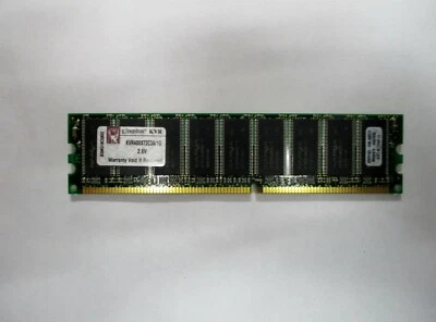 Kingston ValueRAM 1 GB DIMM 400 MHz DDR Memory (KVR400X64C3AK2/1G) - Image 1 of 4