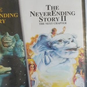 Family Double Feature The Neverending Story & The Neverending Story 2 VERY GOOD - Picture 1 of 11