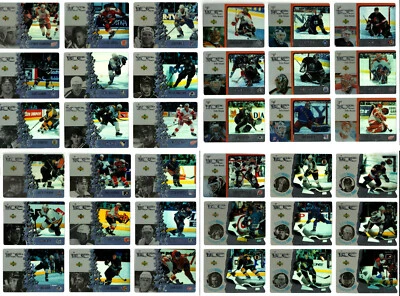 1997-98 UD MCDONALDS COMPLETE 40 HOCKEY CARD SET Gretzky Roy Jagr Hasek Acetate - Image 1 of 2