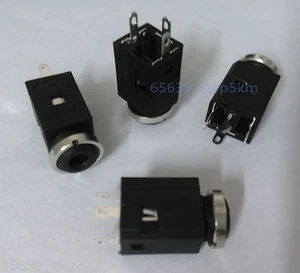 10PCS 3.5mm 1/8" 3pin Female Headphone Jack Plug Stereo Audio Panel Mount - Picture 1 of 2