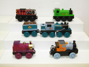  Mixed lot Of Thomas & Friends Wood Trains Ferdinand Lady Oliver Bash Salty