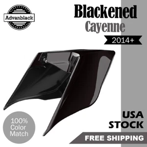 Fundas laterales extendidas Blackened Cayenne para Harley Touring Glide 14+ - Imagen 1 de 7