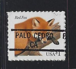 Dollar Denom Precancels - CA - Palo Cedro - 3036-841 - $1 Red Fox