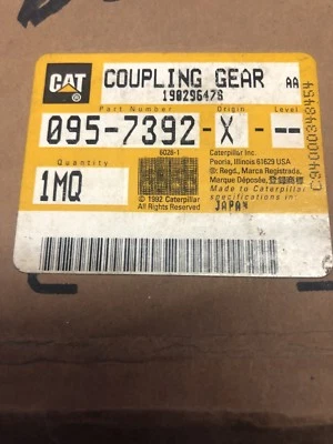 0957392 Coupling Gear NEW GENUINE CATERPILLAR - Image 1 of 4