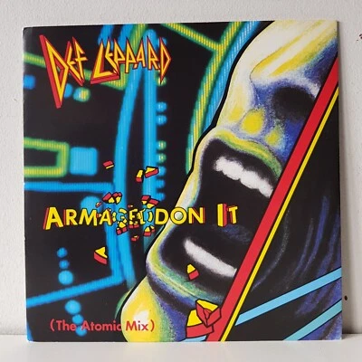 Def Leppard – Armageddon It (The Atomic Mix) - 1988 UK 7" Single Vinyl Record - Image 1 of 3
