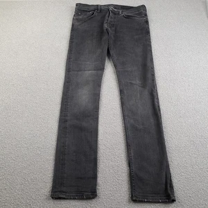 AllSaints Mens Jeans 32x32 Grey Cigarette Slim Skinny Zip Fly Stretch W32 L32 - Picture 1 of 11