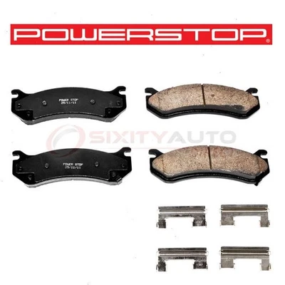 PowerStop Rear Disc Brake Pad & Hardware Kit for 2000-2013 GMC Yukon XL 2500 ai - Image 1 of 4