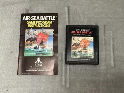 Air-Sea Battle (Atari 2600, 1981) Game Cartridge with Instructions Manual CX2602 - Image 1 of 4