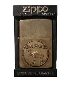 VINTAGE BRASS CAMEL ZIPPO LIGHTER 1932-1992 - Picture 1 of 9