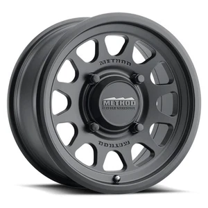 One 15x10 Method MR414 Bead Grip 4x156 25 Matte Black Wheel Rim 132 - Foto 1 di 3