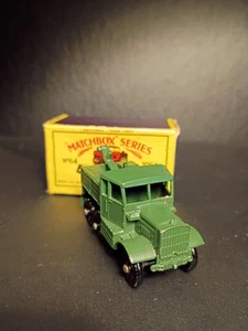 Matchbox #64A Scammell Breakdown Truck BPW RARE Green Metal Hook 1959 Orig B5Box - Picture 1 of 13