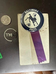 Vintage 1960’s Baltimore Colts Football Pin Pinback Button Old Early NFL Ravens - Picture 1 of 1
