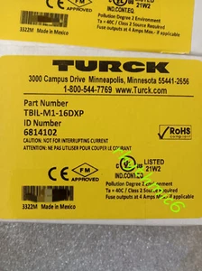Brand New TURCK TBIL-M1-16DXP IO-Link Module Fast delivery DHL or FedEx - Picture 1 of 1