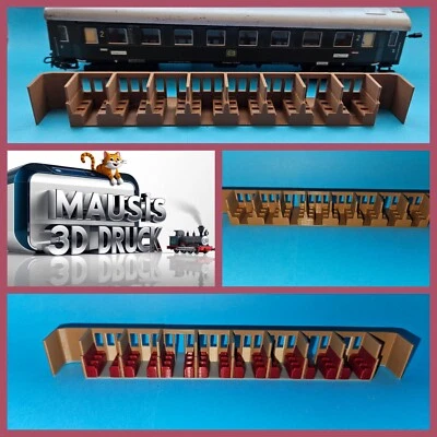 MAUSIS 3D DRUCK Märklin Primex H0 4192,4193, 4037 - Inneneinrichtung. Neu. 3D Druck. Varianten.