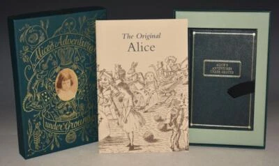 Carroll Alice's Adventures Under Ground Folio Society Ltd Numbered Ed Facsimile Foto 1 de 3