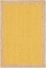 Yellow Natural Fiber Jute Rugs Area Mats Home Living Boho Rag Rug 180 x 270 cm
