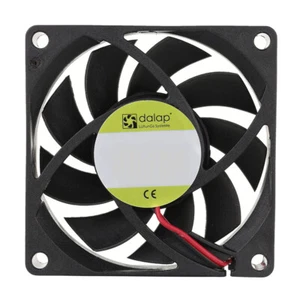 Kleiner Computerlüfter Dalap SAF 24V DC, 60x60x10 mm, 4000 U/min. (5129) - Bild 1 von 4