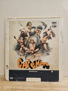 Caveman Ringo Starr Vintage CED Movie VideoDisc United Artists CBS Fox - Imagen 1 de 2
