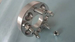 2 BILLET WHEEL SPACERS ADAPTERS 5x4.75" OR 5X120MM 1" OR 25MM THICK 70.5MM CB - Picture 1 of 1